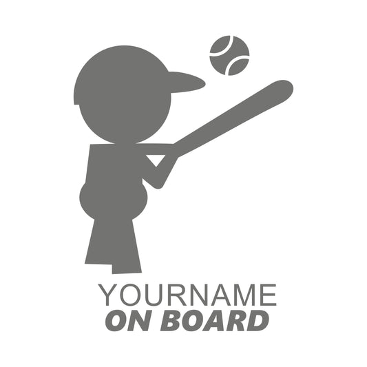 Baby Player on Board Your Name – Baby Sticker