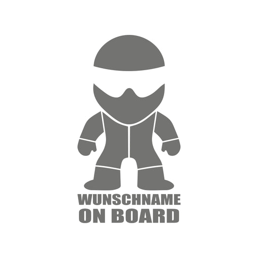 Baby Stig Wunschname on Board – Baby Sticker