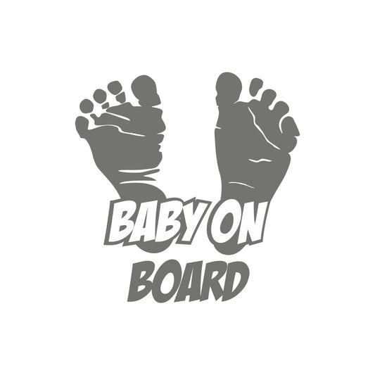 Babyfüße an Board – Baby Sticker