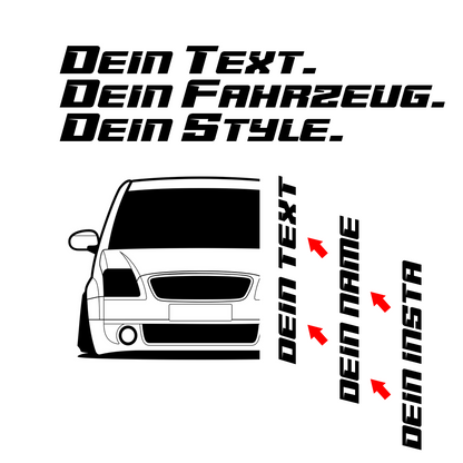 Citroen C2 BJ 2002 – personalisierbares Shirt & Hoodie