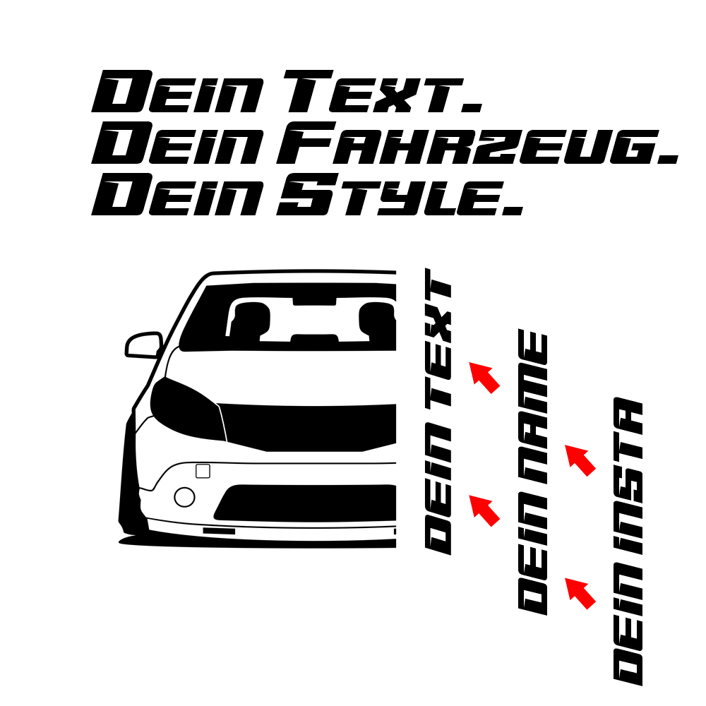Dacia Sandero BJ 2008 – personalisierbares Shirt & Hoodie