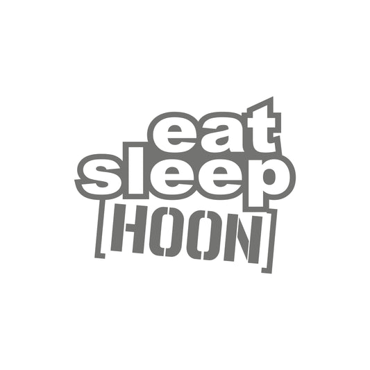 Eat Sleep Hoon Small Sticker