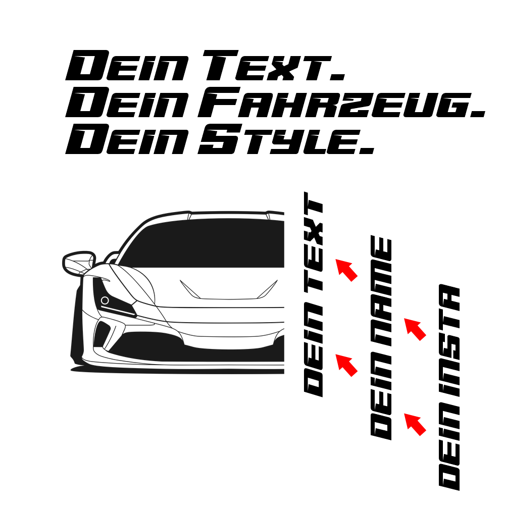 Ferrari F8 Tributo BJ 2019 – personalisierbares Shirt & Hoodie