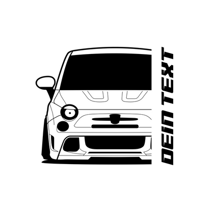 Fiat Abarth 695 Biposto BJ 2015 – personalisierbares Shirt & Hoodie