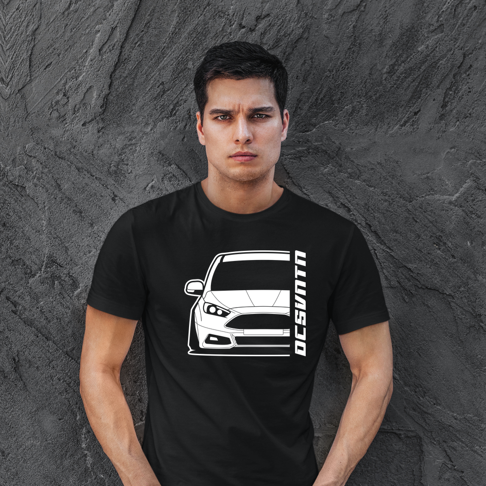 Ford Focus ST Facelift BJ 2015 – personalisierbares Shirt & Hoodie