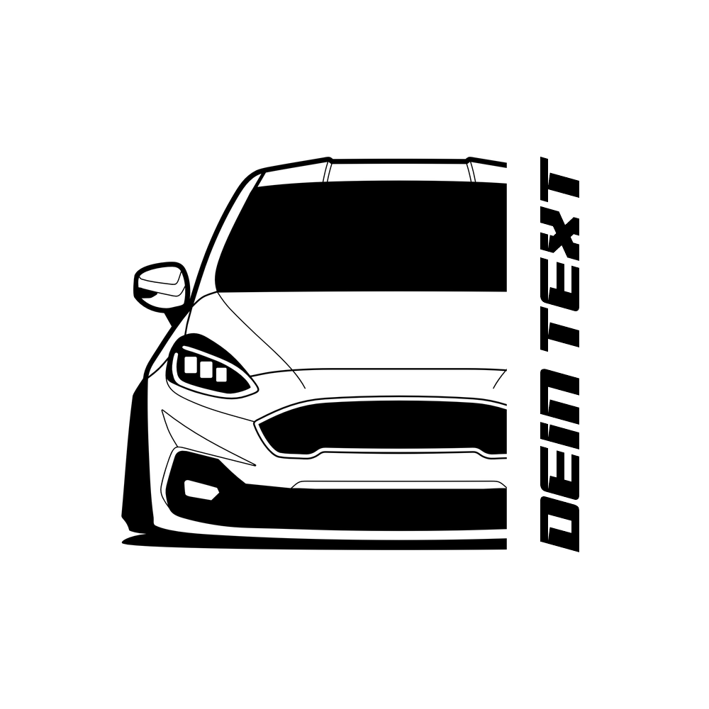 Ford Fiesta ST MK8 BJ 2018 – schwarzes Shirt