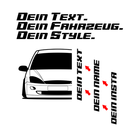 Ford Focus MK1 BJ 1998 – personalisierbares Shirt & Hoodie