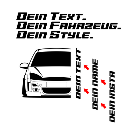 Ford Focus MK1 RS BJ 2002 – personalisierbares Shirt & Hoodie