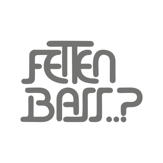 Fetten Bass – 15cm Autofolie Sticker