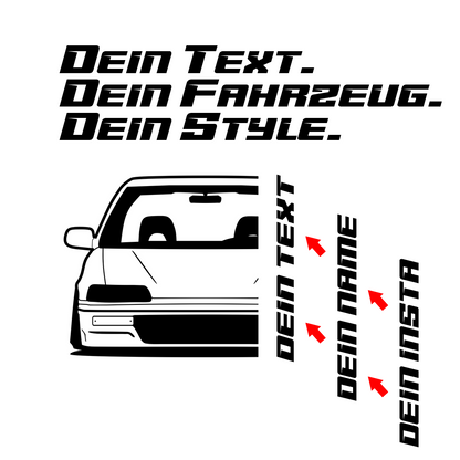 1989 Honda Civic ED – customizable Shirts & Hoodies