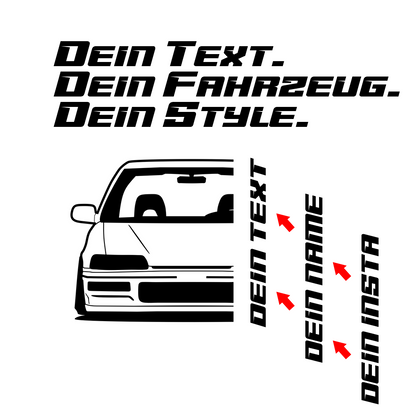 1989 Honda Civic EE9 – Customizable Shirts & Hoodies