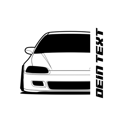 1991 Honda Civic EG Hatch – customizable Shirts & Hoodies