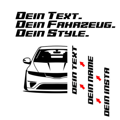 020 Honda Car Design schwarz
