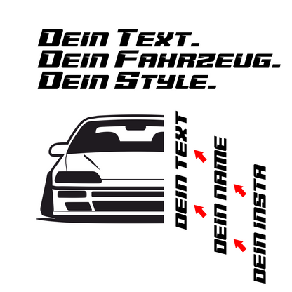 Honda CRX EE8 MY 1989 – customizable Shirts & Hoodies