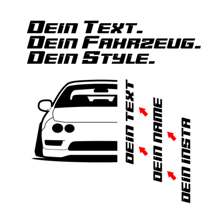 1998 Honda Integra DC2 – customizable Shirts & Hoodies