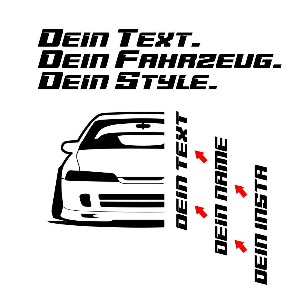 Honda Integra DC1 JDM BJ 1998 – personalisierbares Shirt & Hoodie