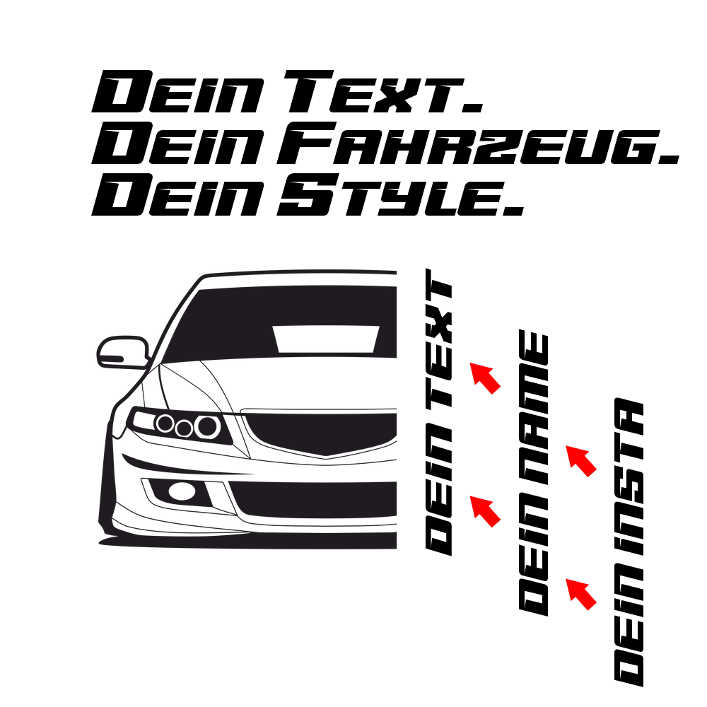 Honda Accord CL1 Euro R MY 2002 – customizable Shirts & Hoodies