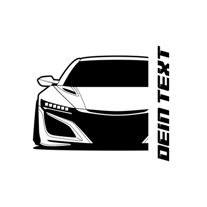 Honda NSX BJ 2016 – personalisierbares Shirt & Hoodie