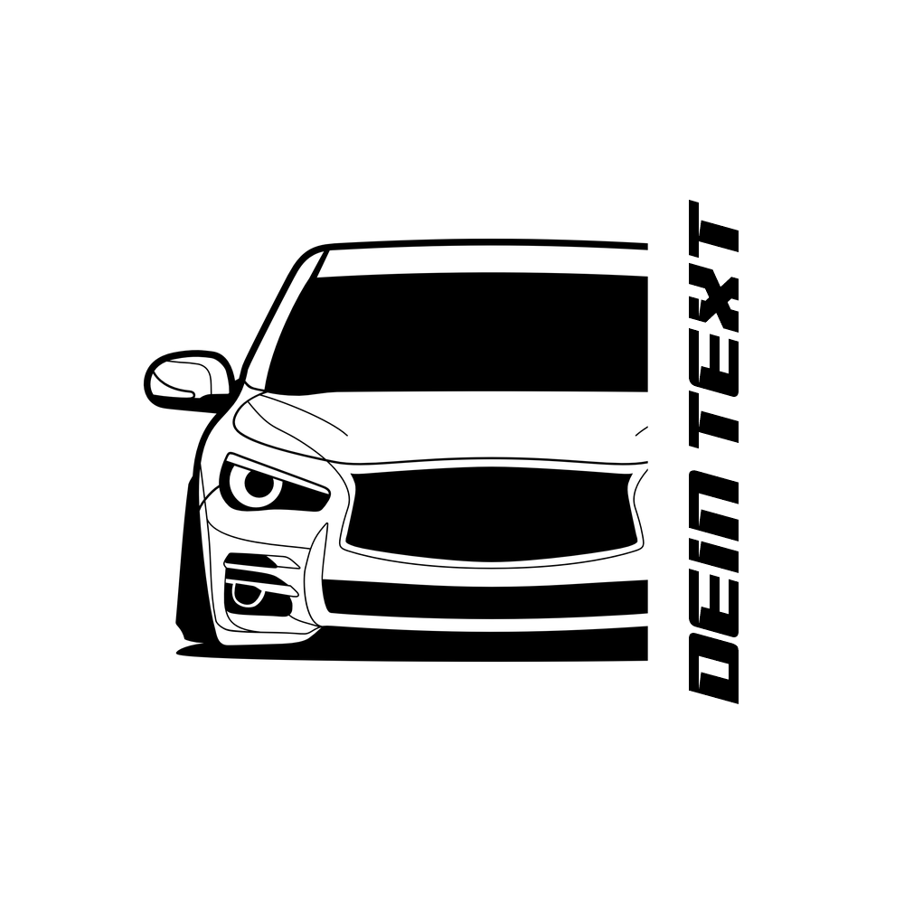 Infinity Q50 BJ 2013 – personalisierbares Shirt & Hoodie