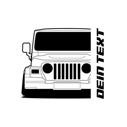 Jeep Wrangler BJ 1998 – personalisierbares Shirt & Hoodie