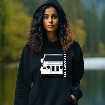 Jeep Wrangler BJ 1998 – personalisierbares Shirt & Hoodie