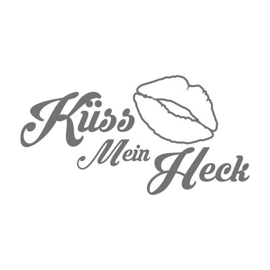 Küss Mein Heck 17 cm Sticker