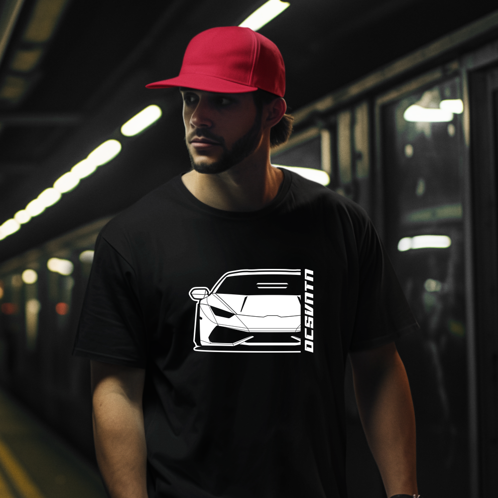 Lamborghini Huracán BJ 2014 – personalisierbares Shirt & Hoodie