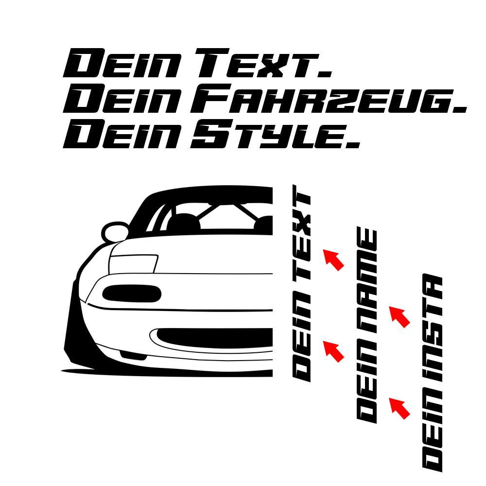 1989 Mazda MX-5 NA – customizable Shirts & Hoodies