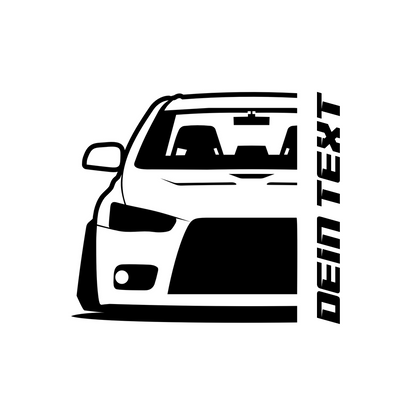Mitsubishi Lancer Evolution X EVO BJ 2008 – personalisierbares Shirt & Hoodie