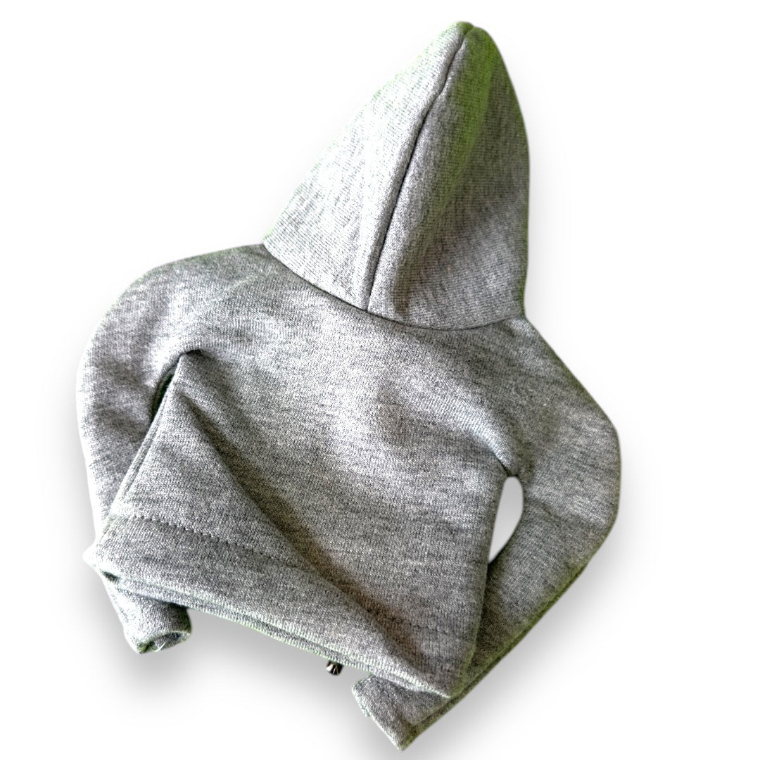 Mini Hoodie Grau Bild 4