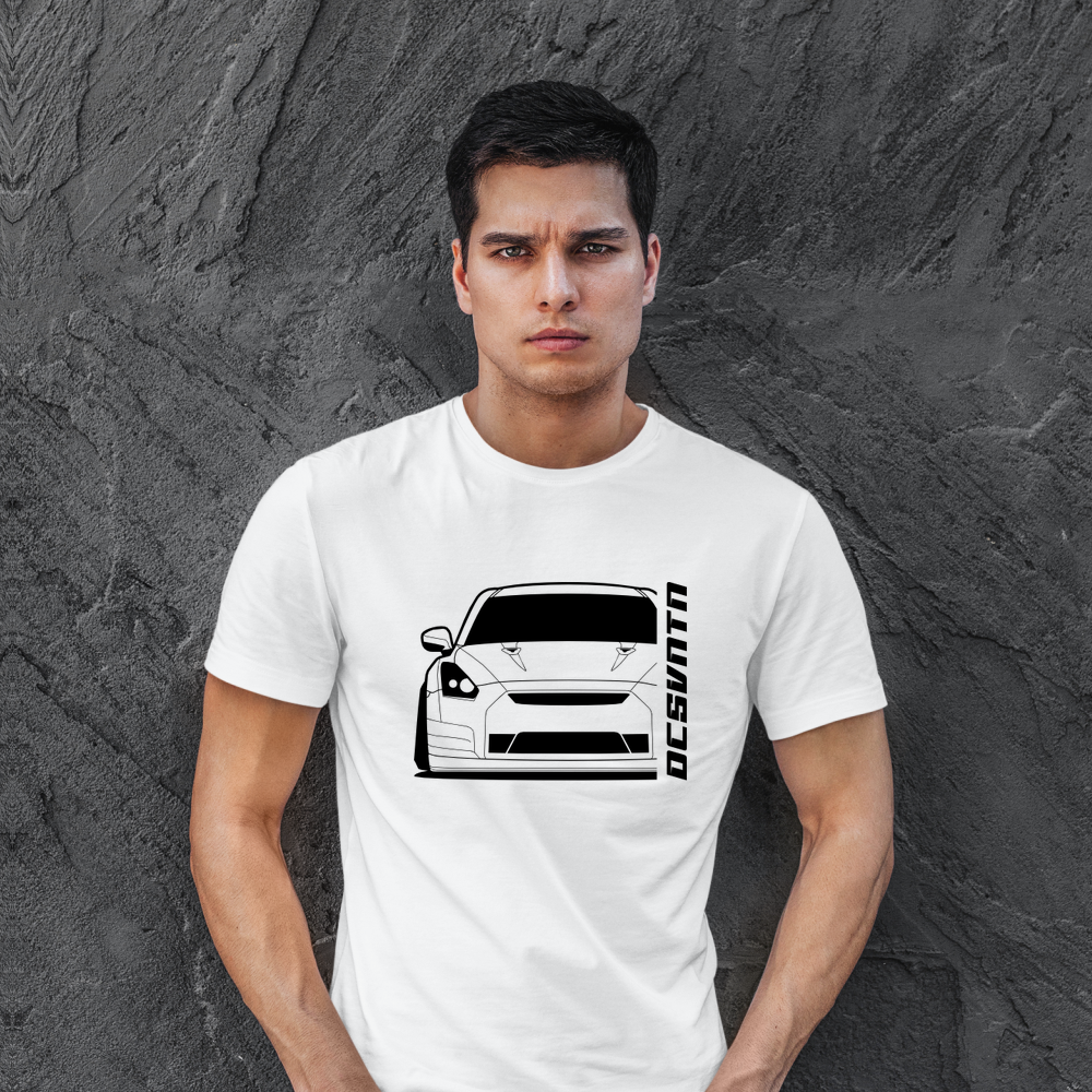 Nissan Skyline GT-R DBA BJ 2007 – personalisierbares Shirt & Hoodie