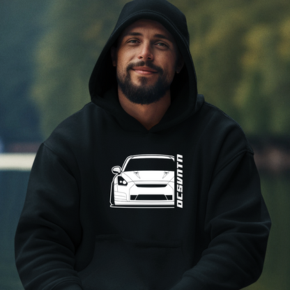 Nissan Skyline GT-R DBA BJ 2007 – personalisierbares Shirt & Hoodie