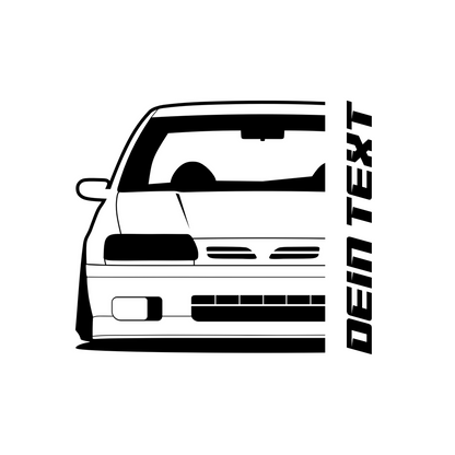 Nissan Primera P10 BJ 1990 – personalisierbares Shirt & Hoodie