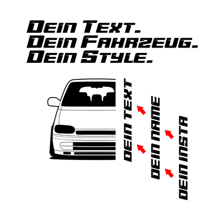 Nissan Serena C23 BJ 1991 – personalisierbares Shirt & Hoodie