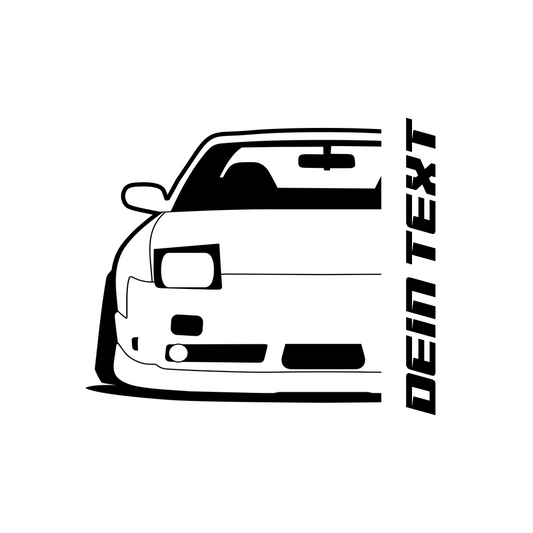Nissan Silvia S13 240SX BJ 1988 – personalisierbares Shirt & Hoodie