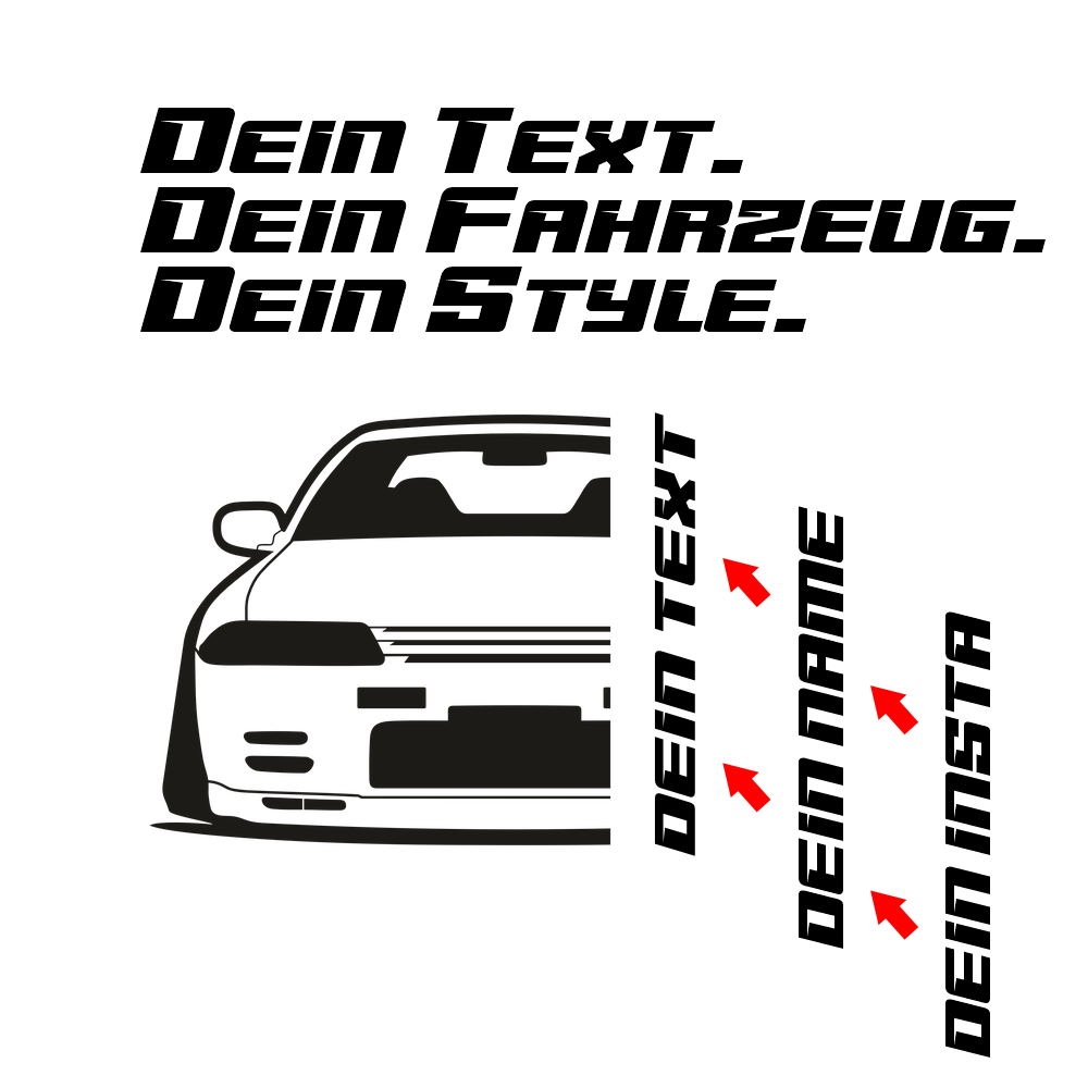 Nissan Skyline R32 GTR BJ 1989 – personalisierbares Shirt & Hoodie