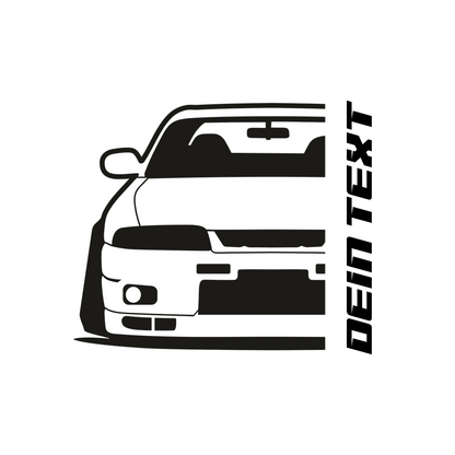 Nissan Skyline R33 GTR BJ 1993 – personalisierbares Shirt & Hoodie