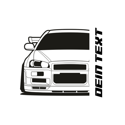 Nissan Skyline R34 GTR Spoiler 1999 Model – customizable Shirts & Hoodies
