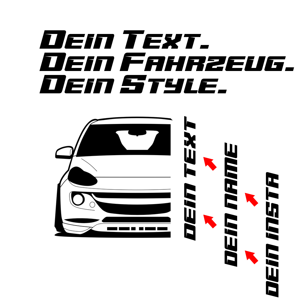 Opel Adam MY 2013 – customizable Shirts & Hoodies