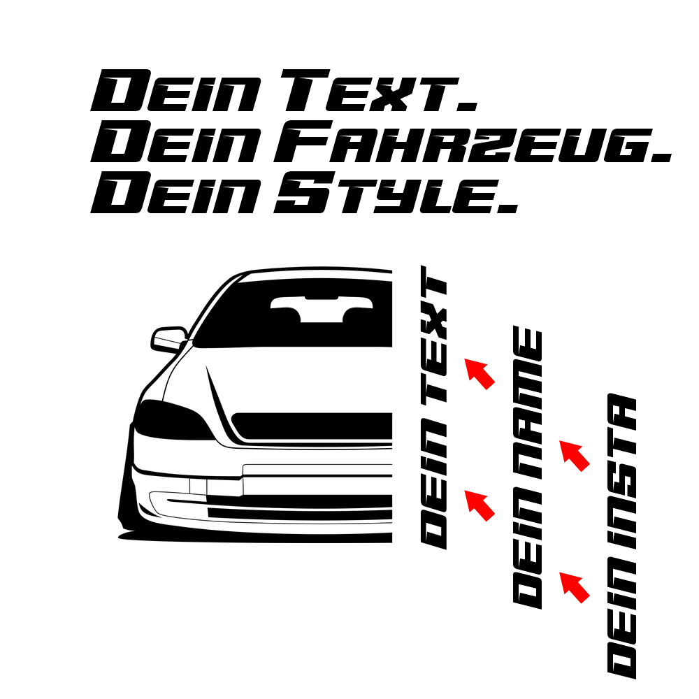 Opel Astra G MY 1998 – customizable Shirts & Hoodies
