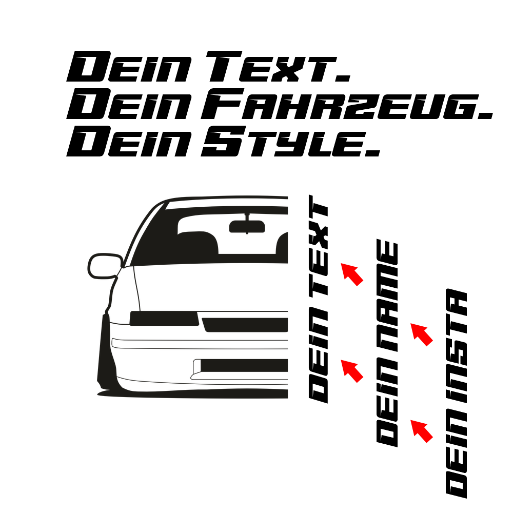 1989 Opel Calibra – customizable Shirts & Hoodies