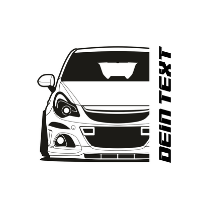 Opel Corsa D OPC BJ 2007 – personalisierbares Shirt & Hoodie