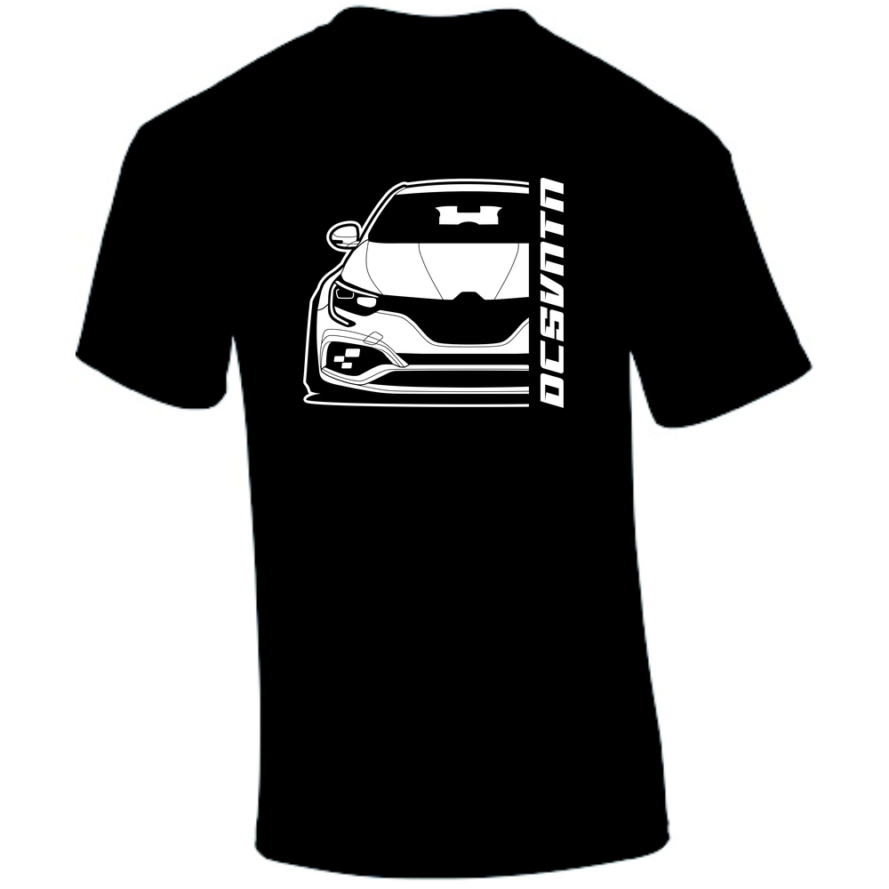 Renault Megane RS BJ 2018 – personalisierbares Shirt & Hoodie