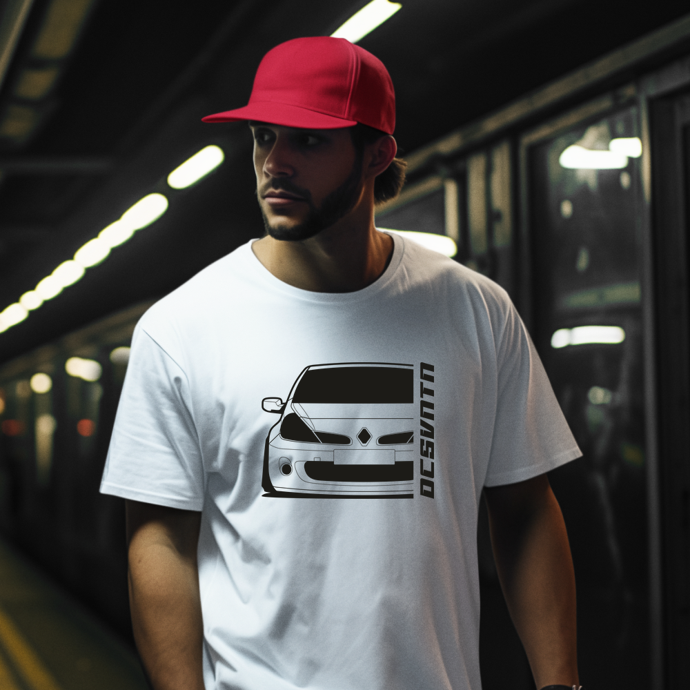 Renault Clio RS Phase 1 BJ 2005 – personalisierbares Shirt & Hoodie