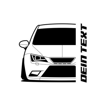 Seat Ibiza Cupra IV 6J Facelift BJ 2012 – personalisierbares Shirt & Hoodie