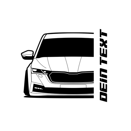 Skoda Octavia IV Combi BJ 2019 – personalisierbares Shirt & Hoodie