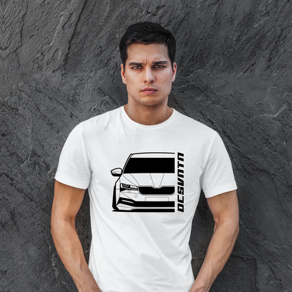 Skoda Superb III Sportline 2019 model – customizable Shirts & Hoodies