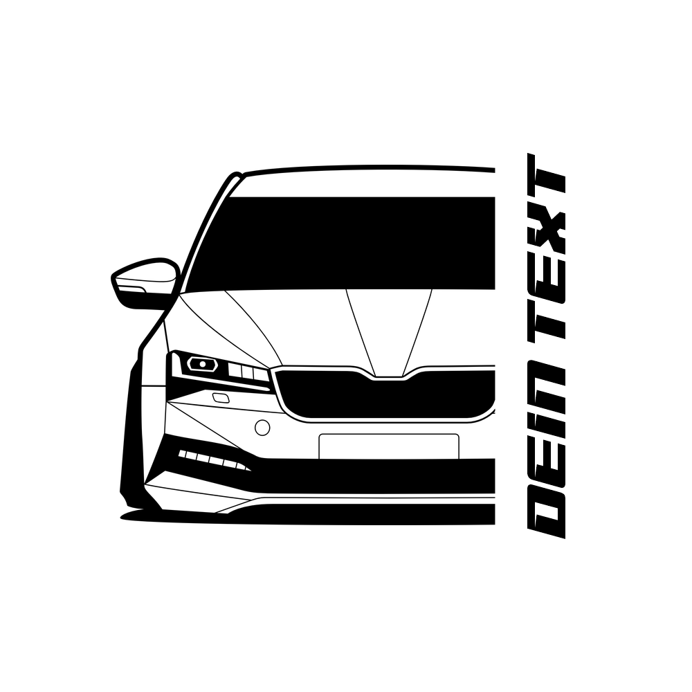 Skoda Superb III Sportline 2019 model – customizable Shirts & Hoodies