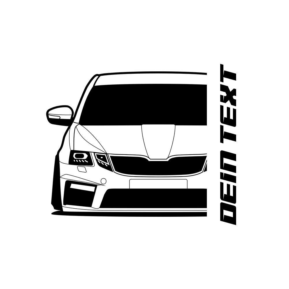 Skoda Octavia RS E5 Facelift MY 2017 – Customizable Shirts & Hoodies