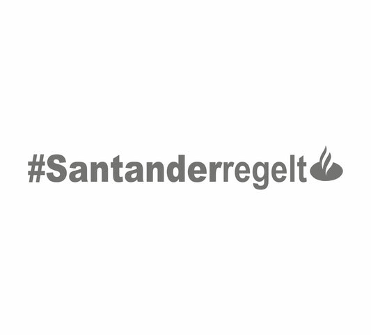 Santanderregelt WSS 17 cm Sticker